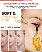 Load image into Gallery viewer, 👑 Gold Power! Ginseng Polypeptide Anti-Ageing Serum 100 ML – (Youthful Skin Awaits)✨🍃