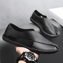 Load image into Gallery viewer, Prime Walk™ BLACK PESHAWARI Shoes (Black/White) | 50% OFF 🔥