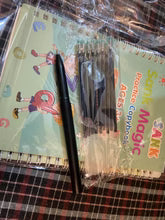 Load image into Gallery viewer, ✍️ Sank Magic Practice Book (4 BOOKS 📚, 1 PEN 🖊️, 1 GRIP , 10 REFILLS )🎁 FREE Magic Coloring Book