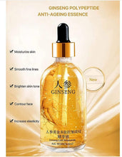 Load image into Gallery viewer, 👑 Gold Power! Ginseng Polypeptide Anti-Ageing Serum 100 ML – (Youthful Skin Awaits)✨🍃
