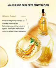 Load image into Gallery viewer, 👑 Gold Power! Ginseng Polypeptide Anti-Ageing Serum 100 ML – (Youthful Skin Awaits)✨🍃
