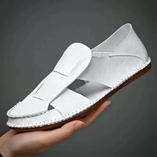 Load image into Gallery viewer, Prime Walk™ BLACK PESHAWARI Shoes (Black/White) | 50% OFF 🔥
