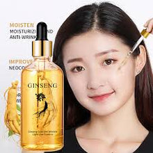 Load image into Gallery viewer, 👑 Gold Power! Ginseng Polypeptide Anti-Ageing Serum 100 ML – (Youthful Skin Awaits)✨🍃
